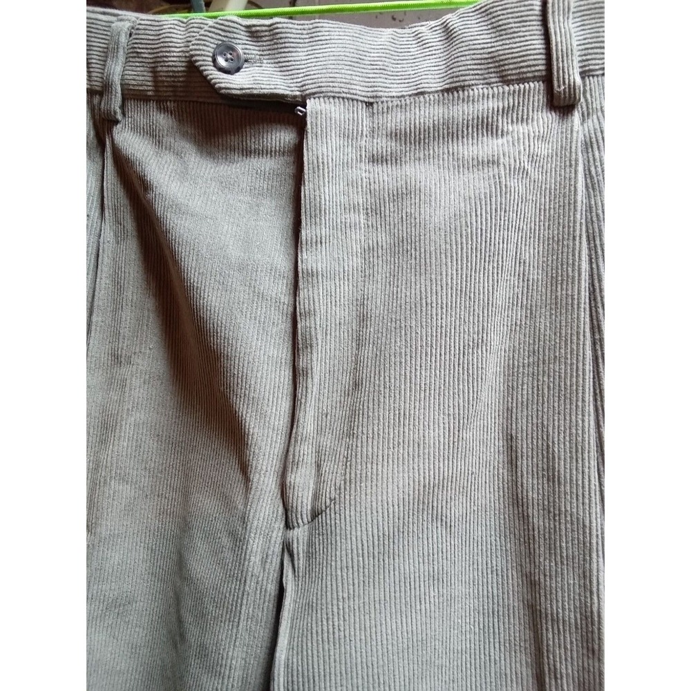 Jos. A. Bank Executive Collection Grey Corduroy Pleated Pants 35 Reg NWT